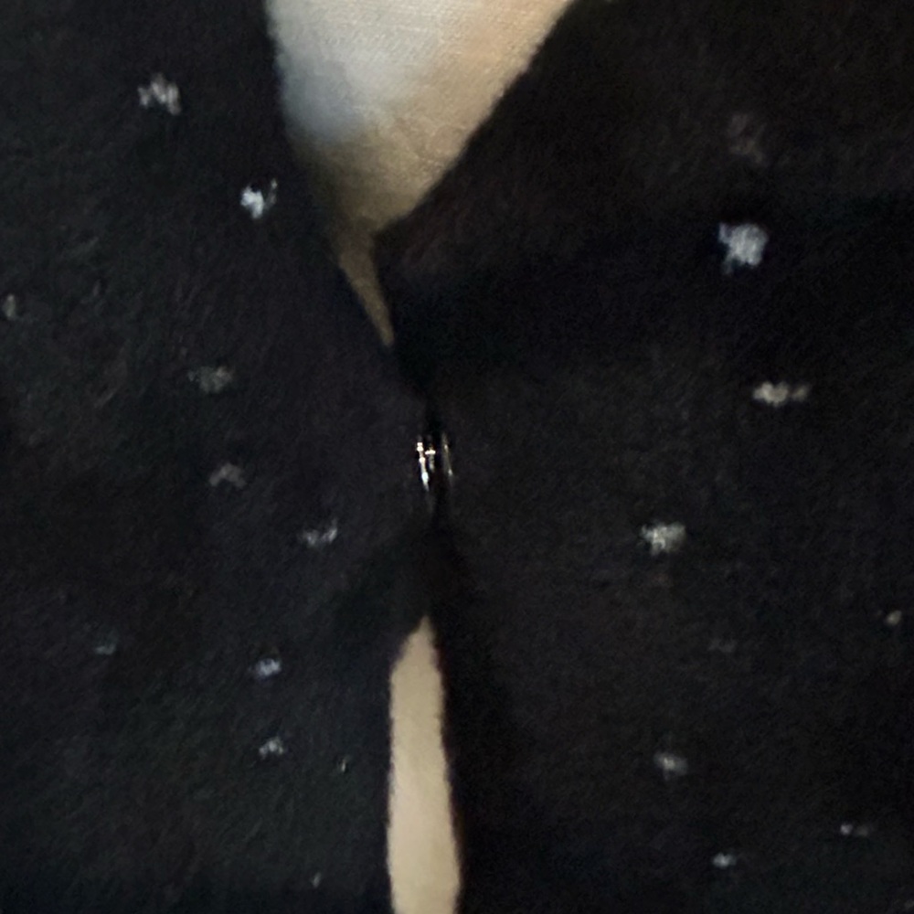 Pink Martini Black Double-Breasted Women's Coat - Picture 5 of 9
